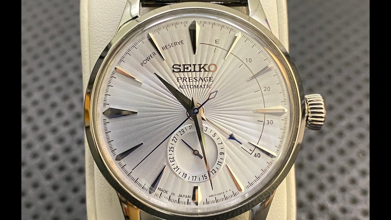 The Seiko SSA343 'Cocktail Time Power Reserve' Wristwatch: The Full Nick  Shabazz Review - YouTube