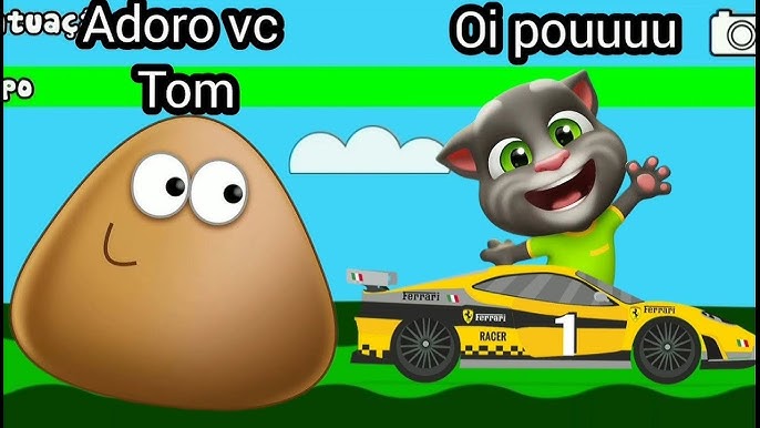 Cuidando do Nosso Querido Pou Pet Virtual Game 