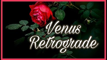 Venus  Retrograde in Birth Chart | How Can I Love When I
