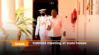 Cabinet meeting at state house