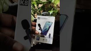 #budget friendly microphone for Yt beginners 😳||must buy🥳//#k8 wireless mic💫