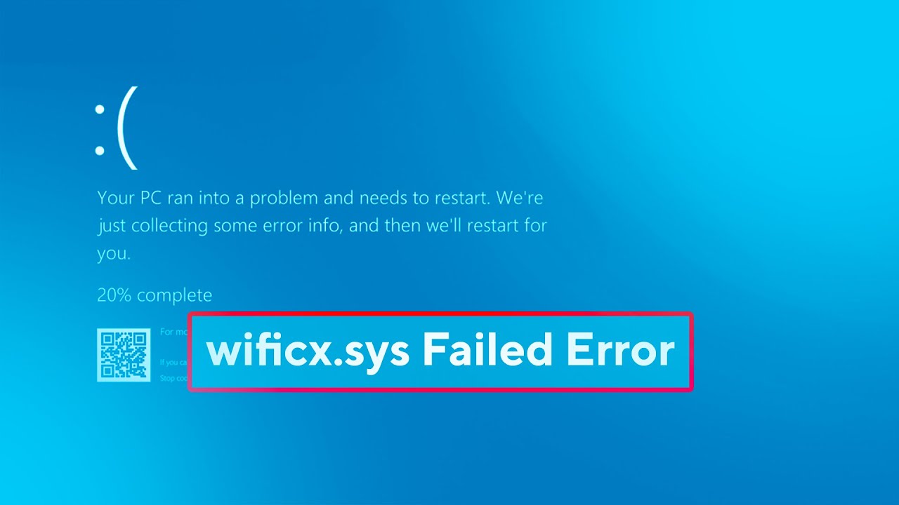 Solución: Pantalla azul de wificx.sys en Windows 10/11 [Solución] - YouTube