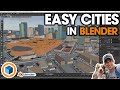Easy CITIES IN BLENDER - Using the OSM Add-On!
