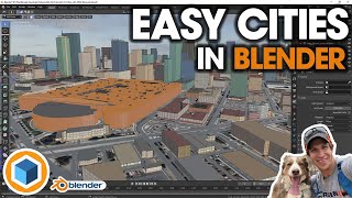 Easy CITIES IN BLENDER  Using the OSM AddOn!