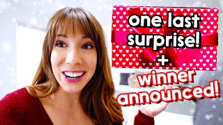 ONE LAST SURPRISE FOR THE YEAR! + Giveaway Winner Announced!!!