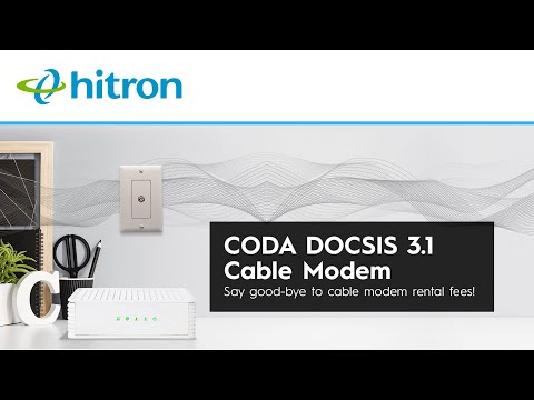 Hitron CODA DOCSIS 3.1 Cable Modem...Say Good-bye to Cable Modem Rental Fees