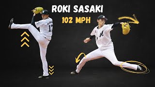 How Does Roki Sasaki Throw 102 MPH? | A Breakdown