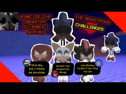 The Disastrous Challenges | Sonic.EXE: The Disaster [1.2 PUBLIC ALPHA] | Mobile | Part 3 #roblox