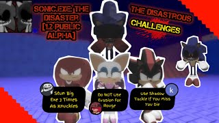 The Disastrous Challenges | Sonic.EXE: The Disaster [1.2 PUBLIC ALPHA] | Mobile | Part 3 #roblox