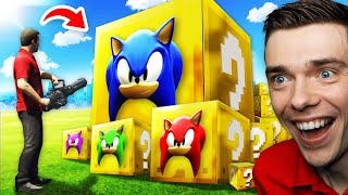 Opening SUPER SONIC LUCKY BLOCKS In GTA 5 (Secret) Opening SUPER SONIC LUCKY BLOCKS In GTA 5 (Secret)