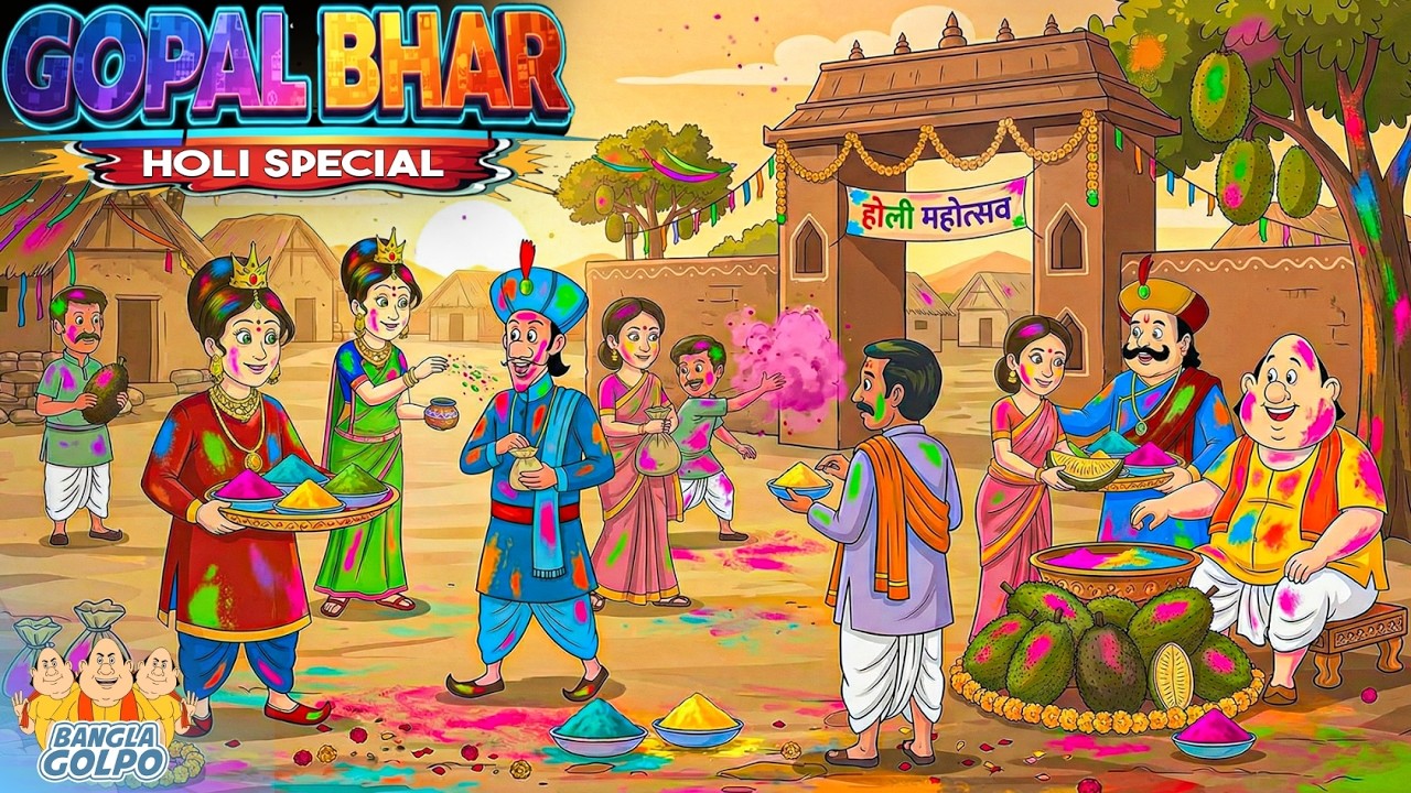 কৃষ্ণনগরে হোলির মাঝে কাঁঠাল বাগানে চক্রান্ত! 🌈🌳 | Gopal Bhar Holi Special