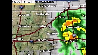 Monday's possible severe weather outlook