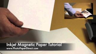 Inkjet Magnetic Paper Tutorial By Photo Paper Direct 