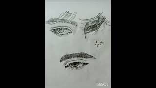 BTS V eyes | #bts #v #kimtaehyung #eyes #eyedrawing #shorts