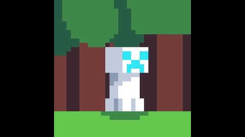 Creeper Explosion Pixel Animation