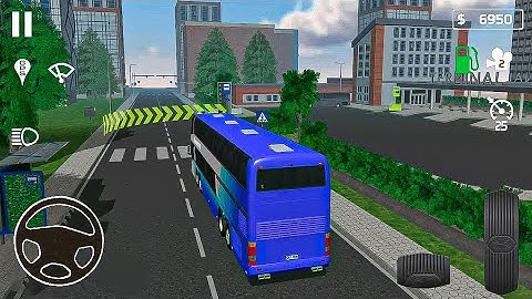 Double Decker Coach Bus Simulator 2020: City Bus Driving Games - 2021 Android Gameplay