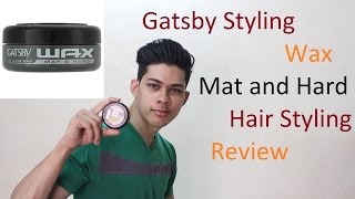 Gatsby Styling Wax Mat  Hard Hair Styler Packaging Size 20 Gm
