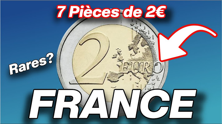 7 pièces de 2 EURO commémorative Les PLUS CHER ET Les PLUS RARES de FRANCE ?