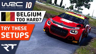 WRC 10 | Citroen C3 Rally2 | Belgium SETUPS