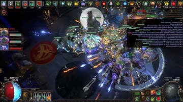 Path of Exile 3.19 Uber Cortex Kill 4 man hp with SadPanda