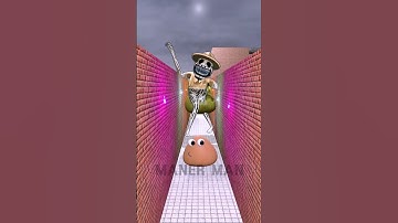 Launch Pou Monster into the sky in the maze! 🚀👾 #Pou #bouRevenge #Maze #Sky #Game #Gmod #Attack