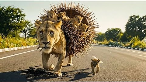 Rescue team rescue the lioness and the ending will make you CRY