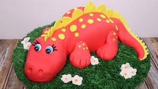 Dinosaur cake idea