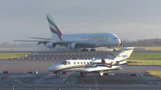 Airbus A380 - Manchester Airport December 2016