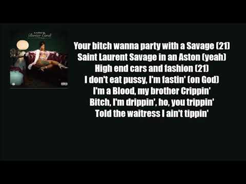 cardi b cartier lyrics