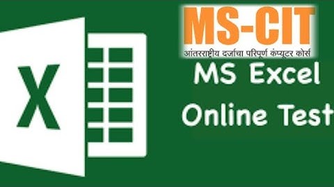 How to mscit course demo exam excel questions information practice test online?