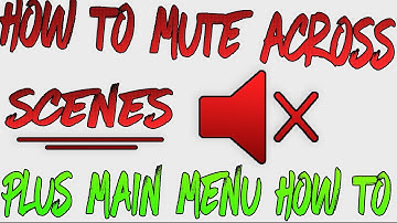 How to Mute Game Audio Across Scenes + Main Menu How To #devlog