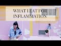 WHAT I EAT FOR INFLAMMATION+ Acne Update