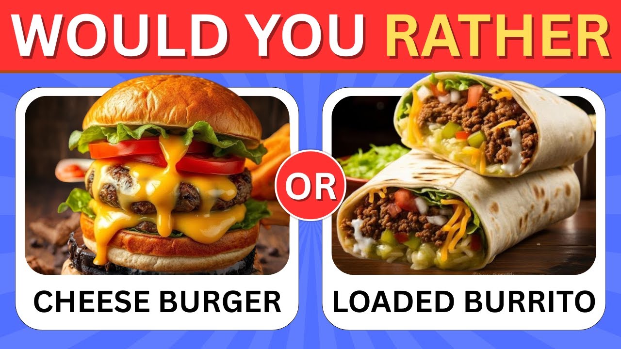 🍕 Would You Rather: Junk Food Edition 🍔 | Quizzy Fox Challenge 🦊