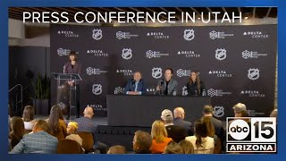 LIVE: New hockey team owners and NHL commissioner discuss team coming to Utah
