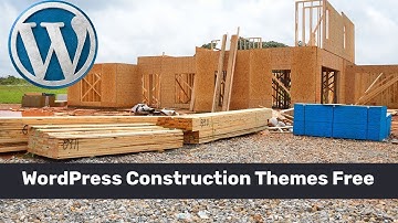 WordPress Construction Themes Free for construction company website building