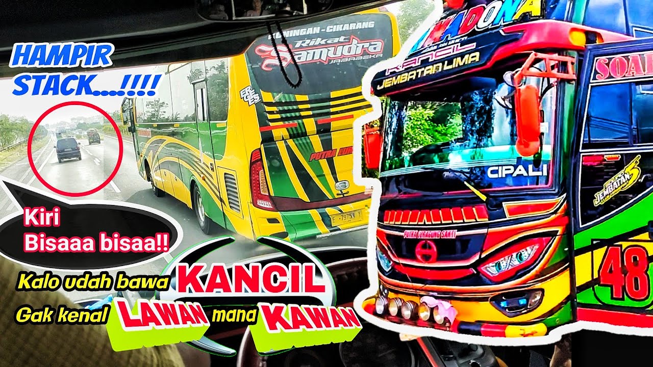 Susah kalo KANCIL udah diSetting Balap...‼️Full Klakson Kapal , Kawan 1 PO. pun jadi Lawan‼️