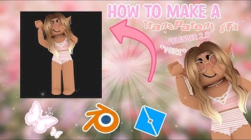 How to make a TRANSPARENT roblox GFX || Blender 2.8 || kiera_Gfx 🌷