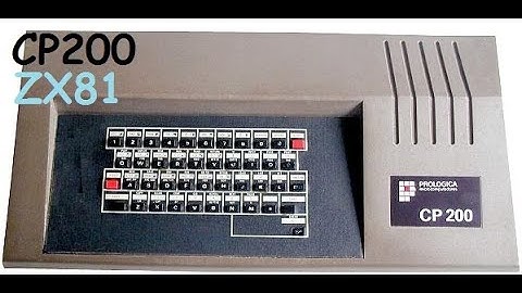 003 CARREGANDO UM JOGO NO ANTIGO COMPUTADOR CP200 (PROLÓGICA/1982 - COMPATIVEL COM ZX81)