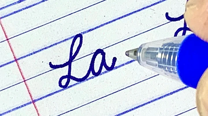Cursive writing | How to write capital letter "L" connect with small letters in Cursive writing a-z.