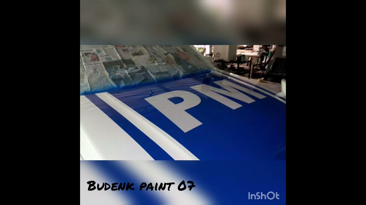 Cat siram 2x,mobil pribadi dibikin mobil PM.