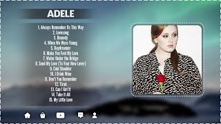 Adele   Popular Playlist 2024 ~ Top Hits Songs Collection