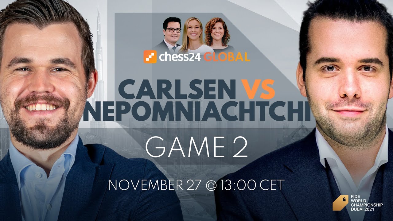 2021 World Chess Championship (Carlsen vs. Nepomniachtchi) - The Chess Drum