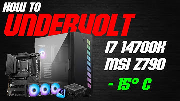 HOW TO UNDERVOLT ANY 14TH GENERATION CPU ‼️I7 14700K WITH MSI Z790 TOMAHAWK WIFI DDR5