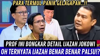 TERMUL GELAGAPAN!! PROF SUPER JUJUR MUNCUL, IJAZAH JOKOWI LANGSUNG TERBONGKAR⁉️