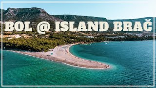 Bol on Brač island has the nicest beach in Croatia