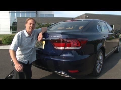 2013 Lexus LS 600h L - Drive Time Review with Steve Hammes | TestDriveNow