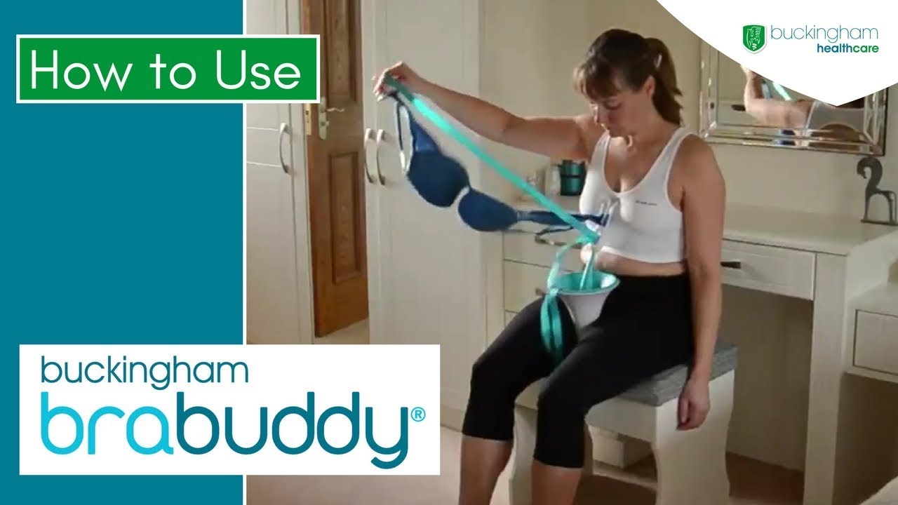 BraBuddy Dressing Aid: How to Put on A Bra Using One Hand 