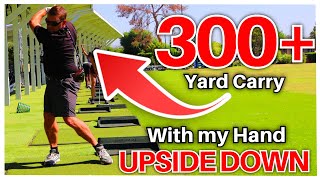 Upside Down Golf Grip gets a 300 yard carry.