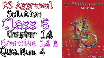 Rs Aggarwal class 6 Exercise 14B Question number 4 | Constructions | MD Sir