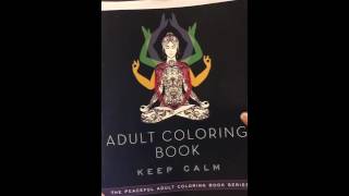 Adult Coloring Book Keep Calm